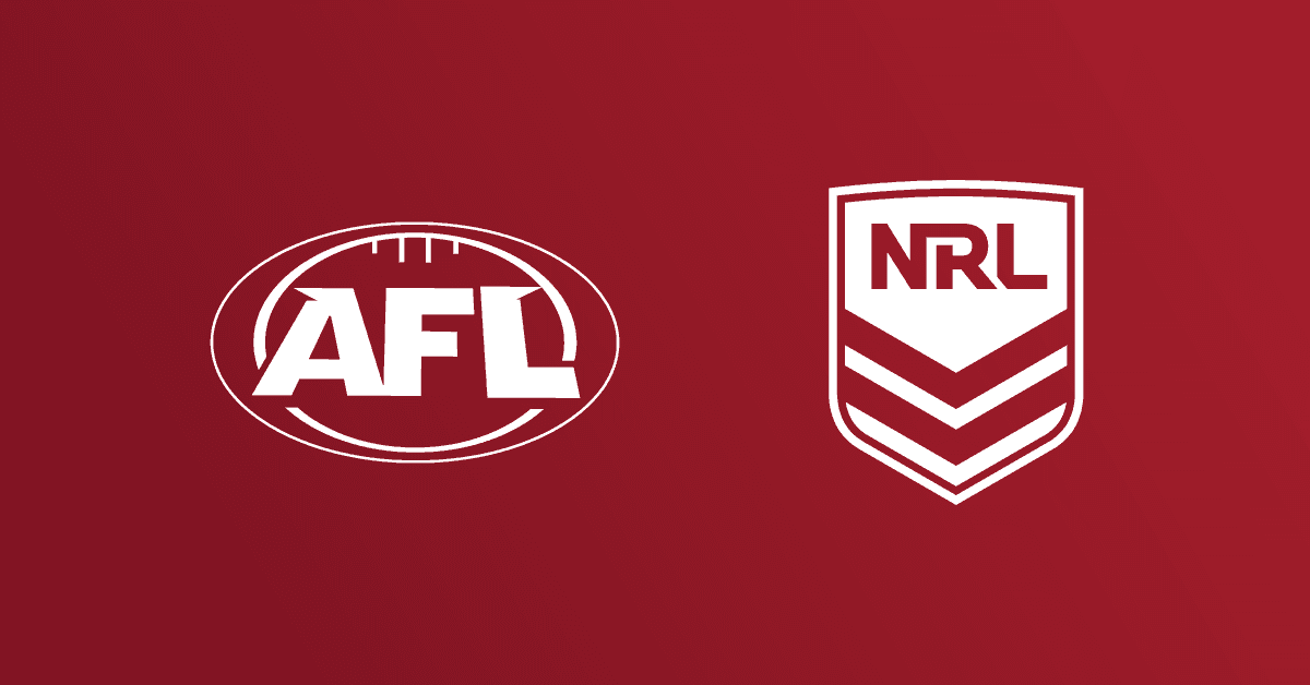 AFL and NRL finals artwork